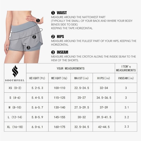 Women’s high-waisted spandex work-out shorts dark grey medium running yoga gym - Picture 6 of 6